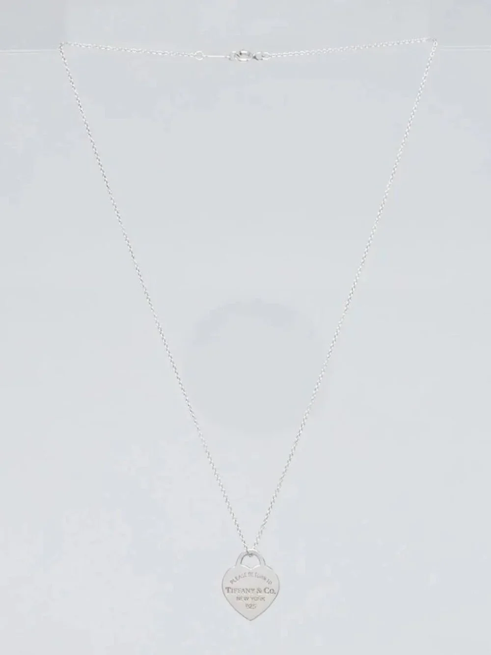Tiffany & Co. Sterling Silver Return To Tiffany Heart Tag Pendant Necklace - Picture 2 of 7